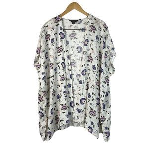 Natural Reflections Lightweight Floral Cardigan